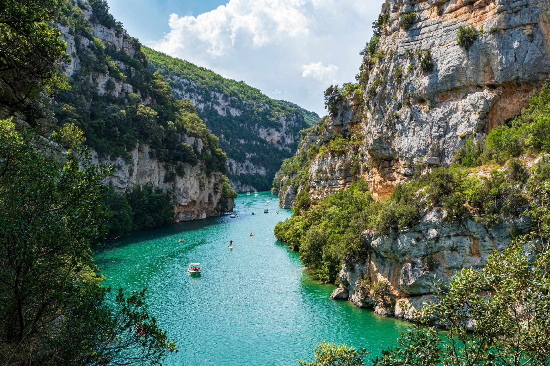 Gorges du Verdon, eaux turquoise entre falaises calcaires